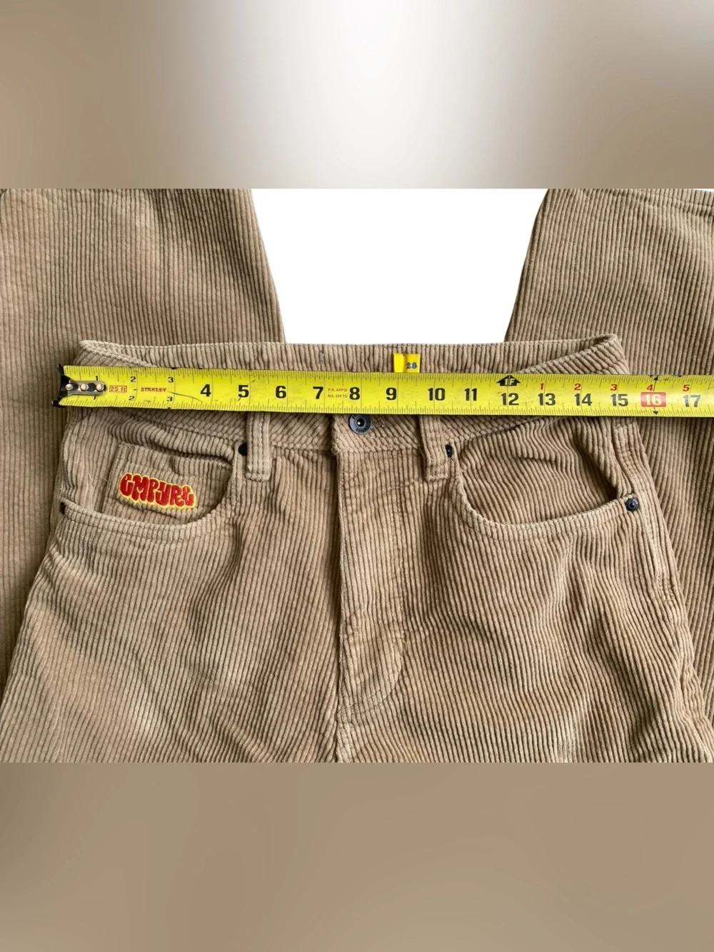 Empyre Men’s Corduroy 100% Cotton Pants Size 28 - Picture 2 of 11